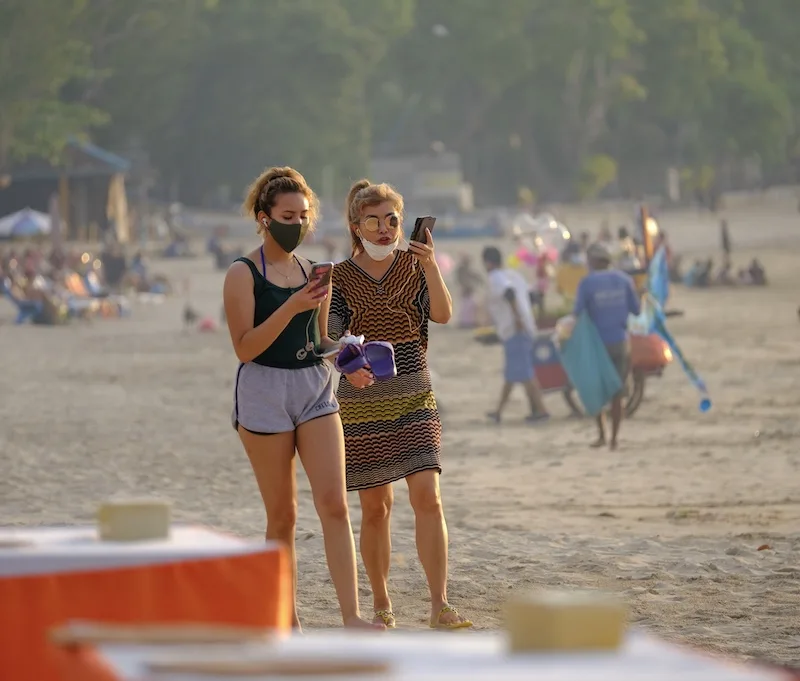 Jimbaran beach masks