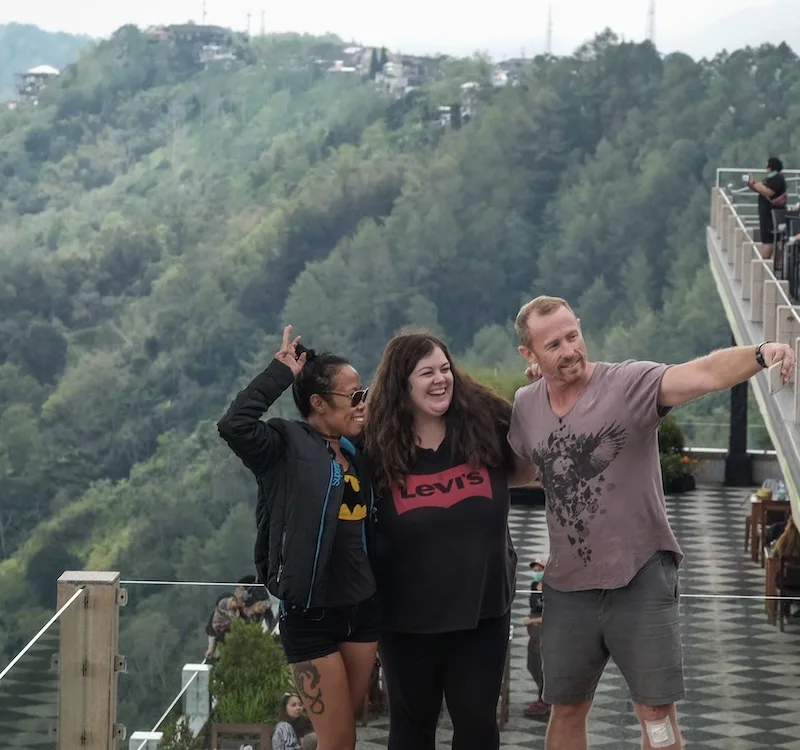 international tourists in Bali