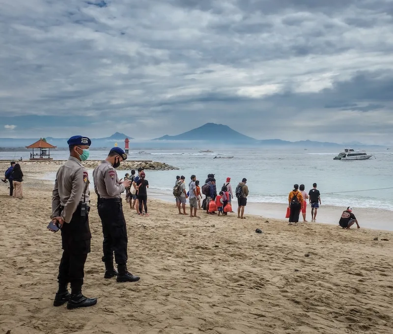 police at ferry port