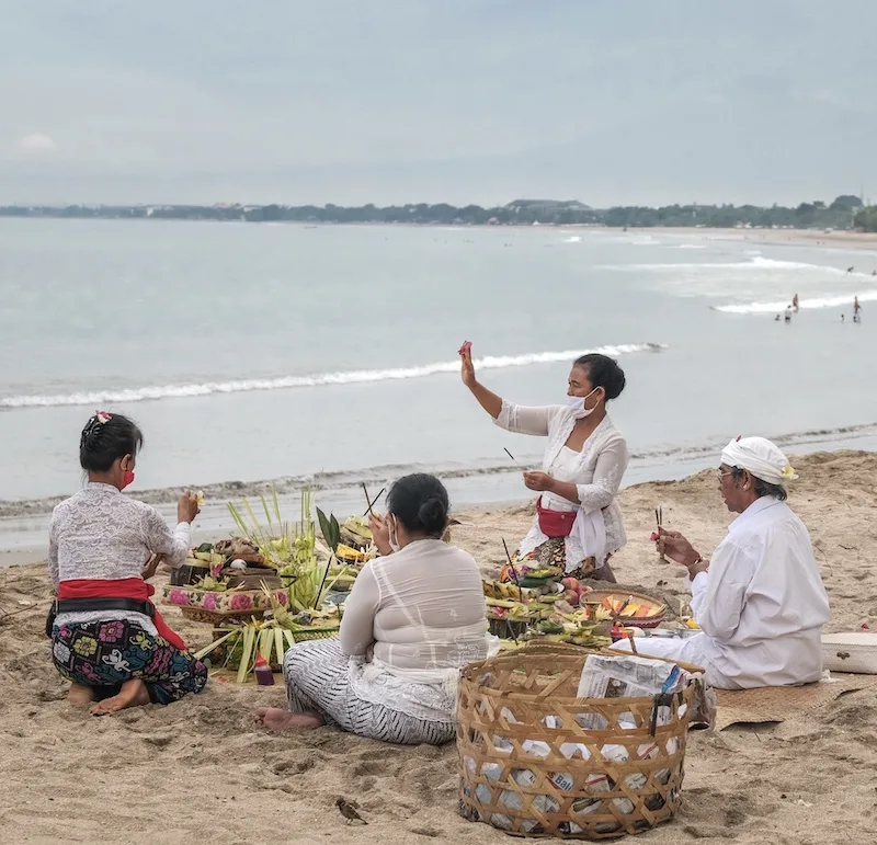 traditional Bali locals