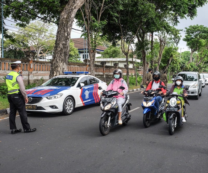 traffic police motorbikes