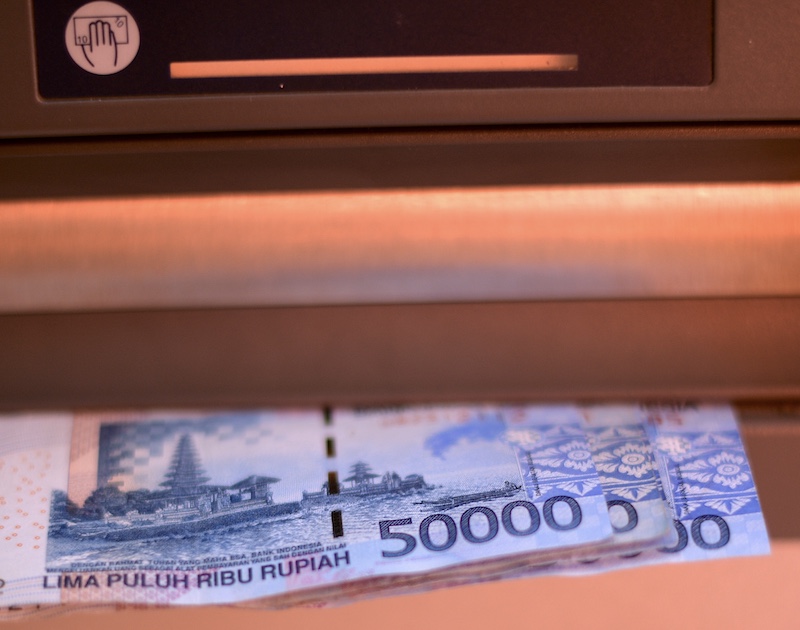 Bali ATM cash