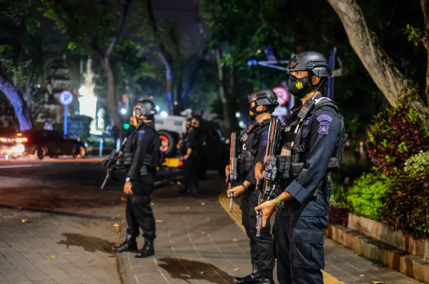 Officials from the Bali police department have seized 44 kilograms of marijuana from a logistic vehicle on Monday (14/6).