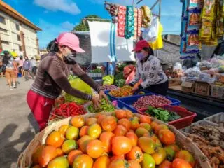 Local vendors at the Klungkung Public Market have been receiving zero income since the emergency partial lockdown was implemented on the 3rd of July 2021 in Bali.