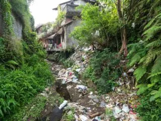 Activists from Tabanan Sungai Watch have been collecting large amounts of garbage after installing trash barriers on their rivers.