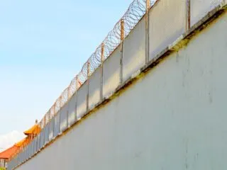 Bali prison wall