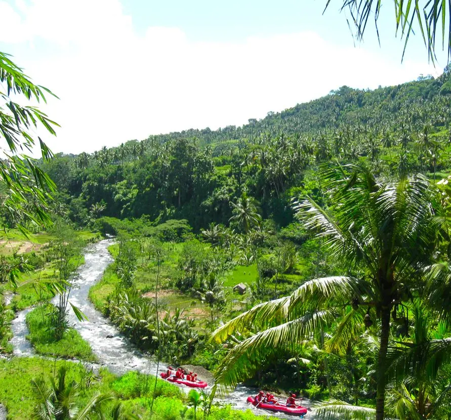 Bali river rafting