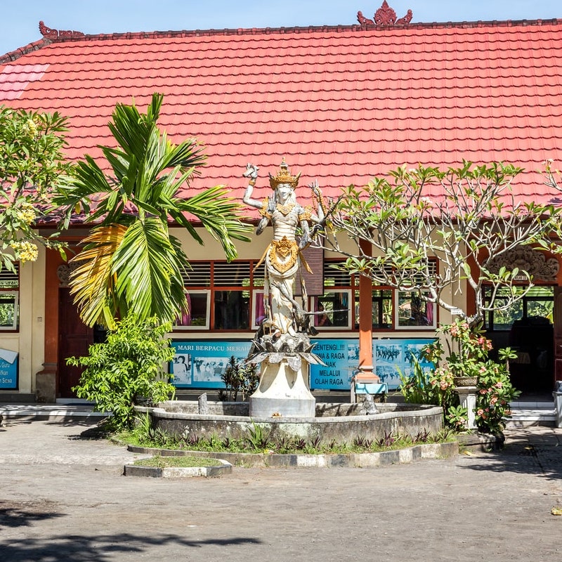 Bali school building