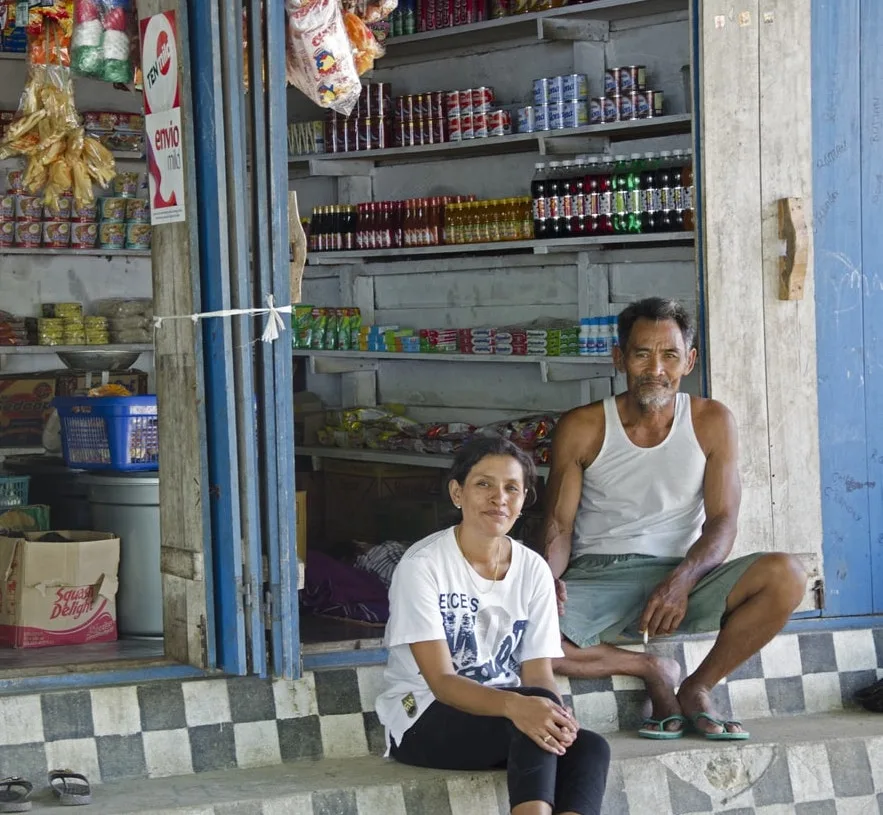 Local grocery in Indonesia