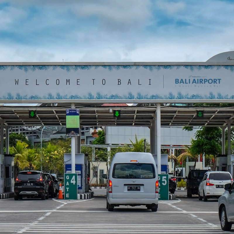 Welcome to Bali sign