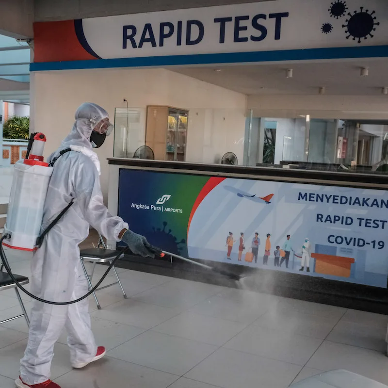 Bali rapid test at airport