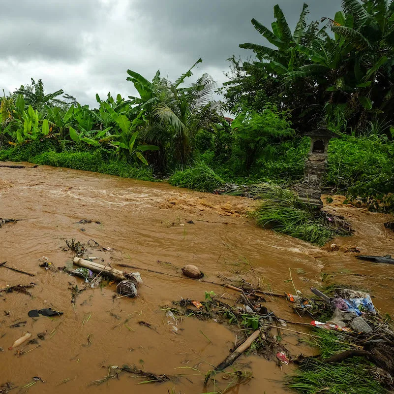 Bali flash flood