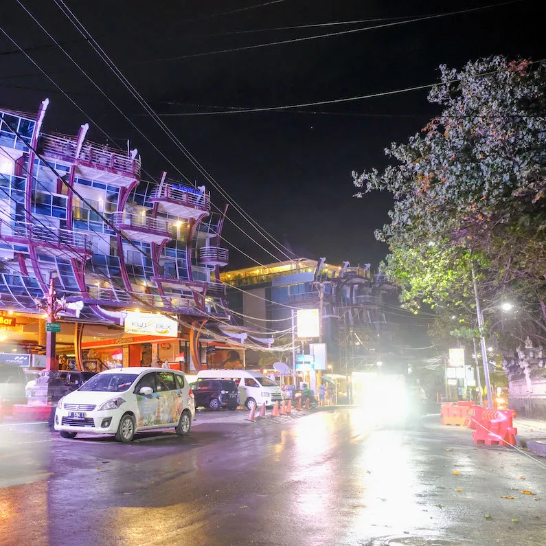 Kuta Bali after rain