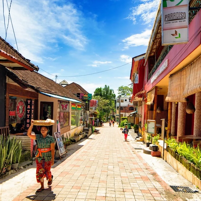 Bali stores street