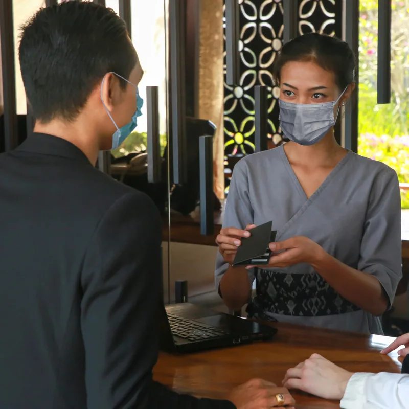 Indonesia hotel staff