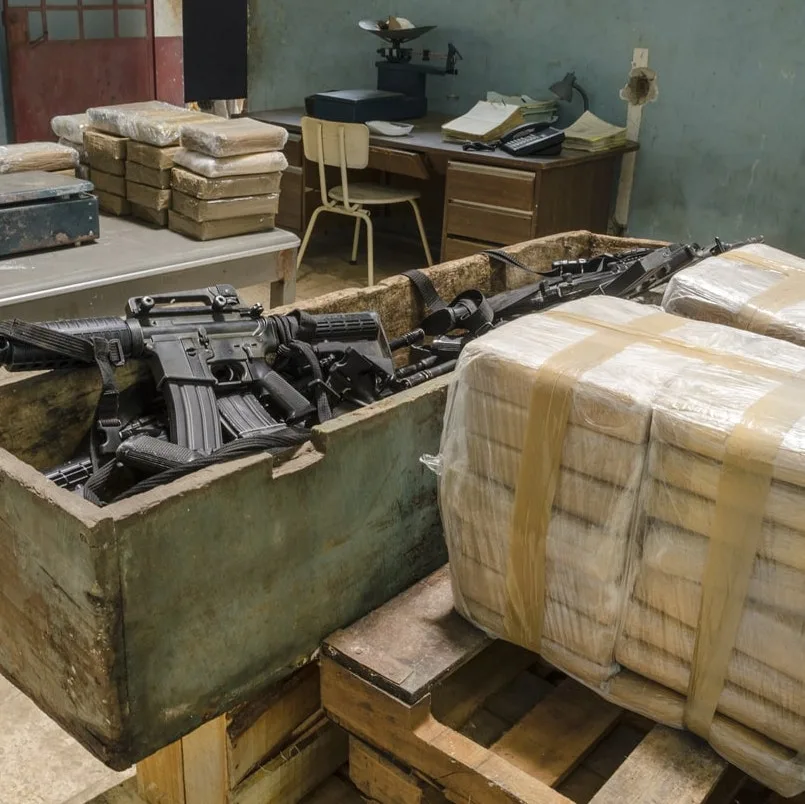 illegal guns and drugs