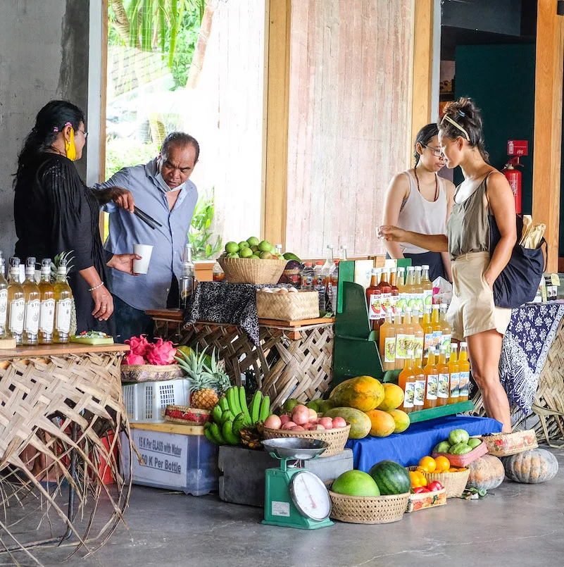 Local goods market Bali