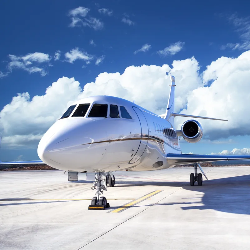 private jet airport runway