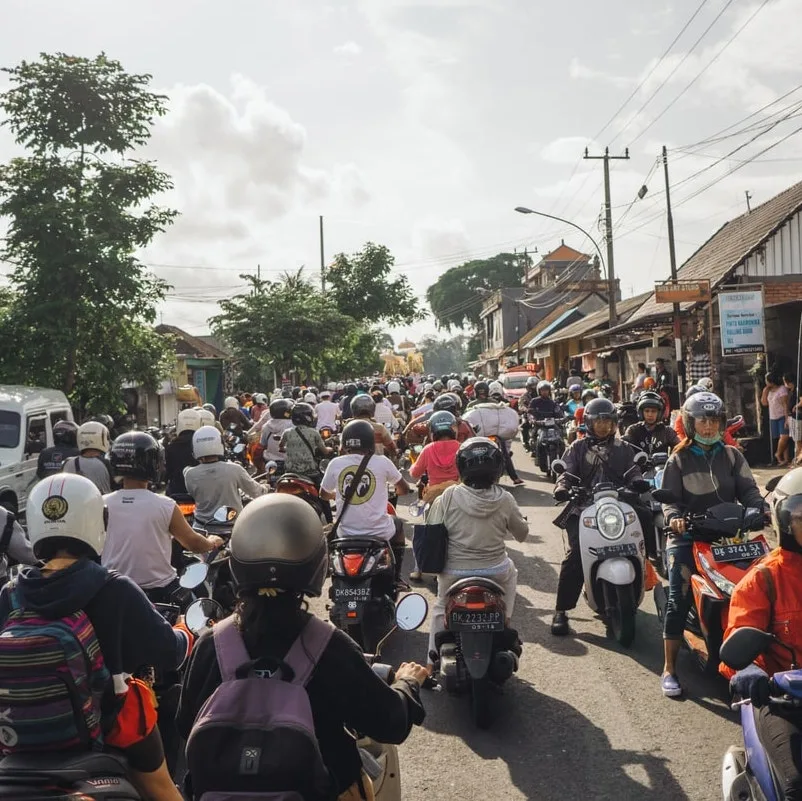 traffic in ubud