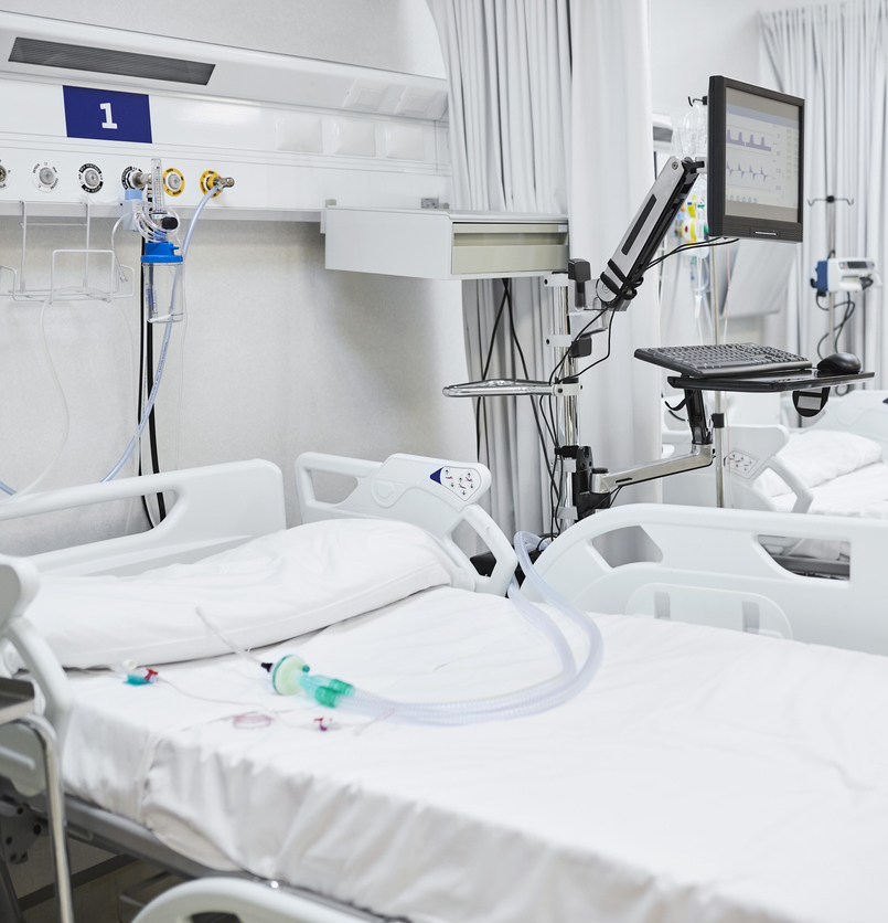 Interior of Intensive Care Unit at Hospital