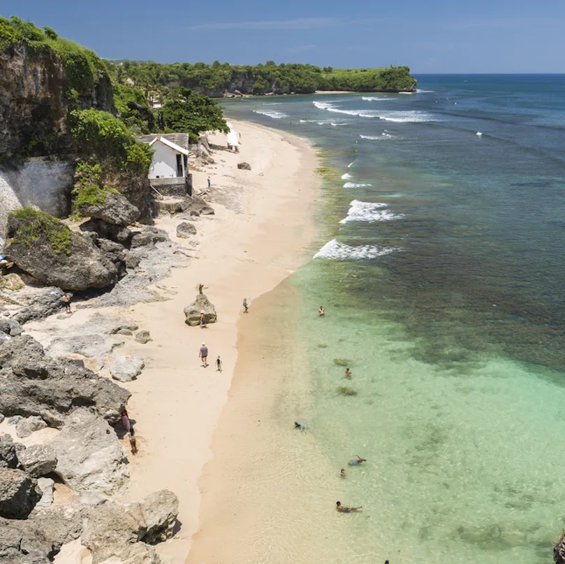 Beach of Balangan in Bali