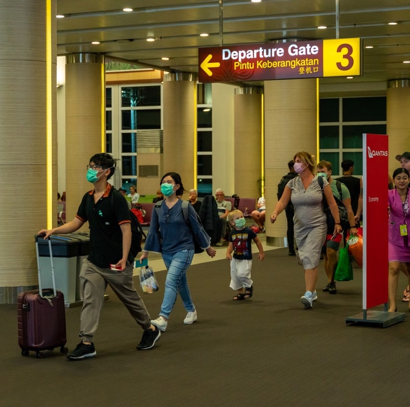 bali airport departures
