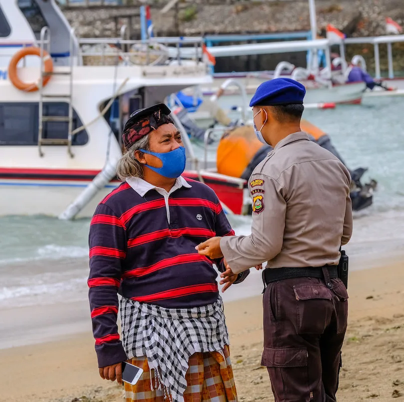 bali police man