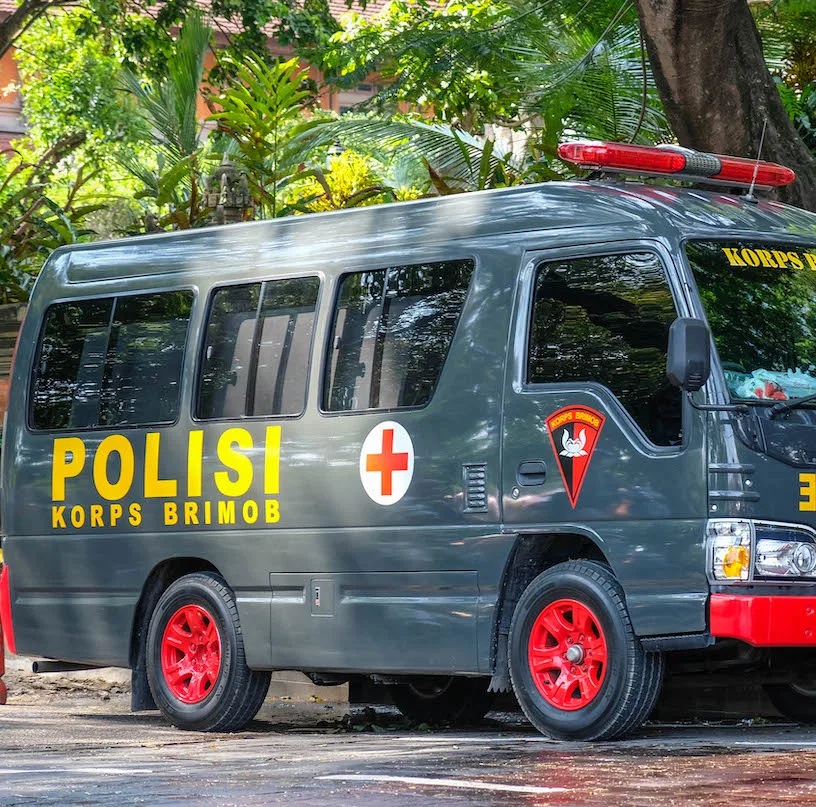 bali police ambulance