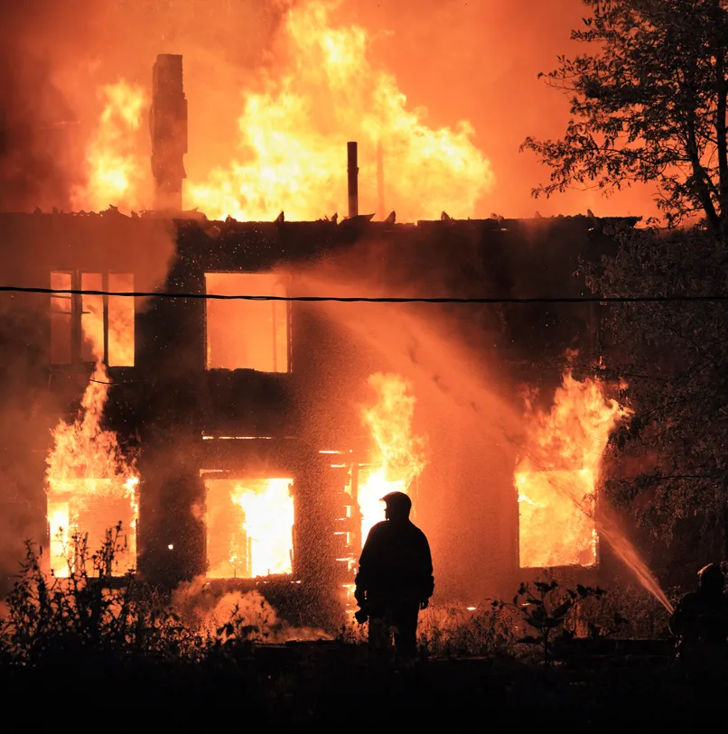 house fire
