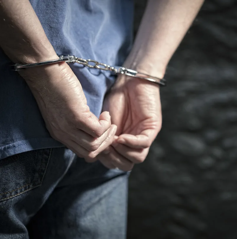 man handcuff