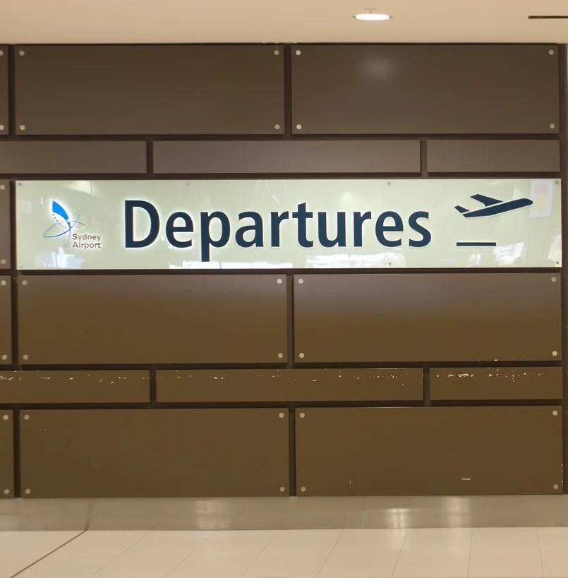 sydney airport departures