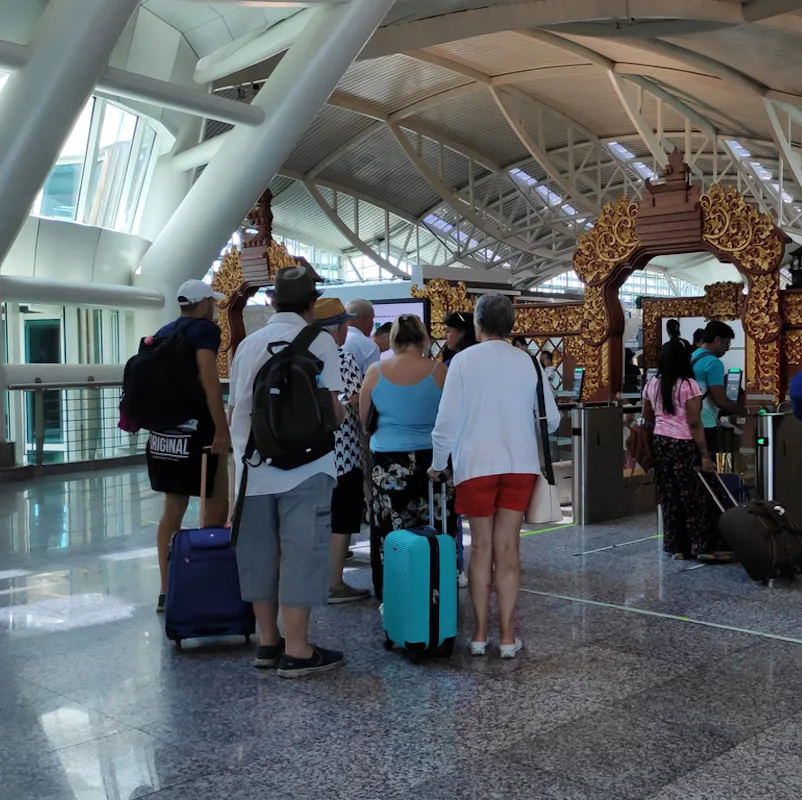 gate in bali airport