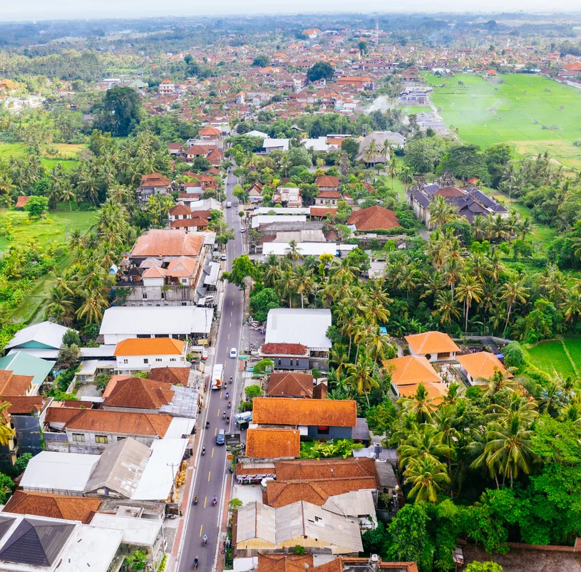 bali aerial view