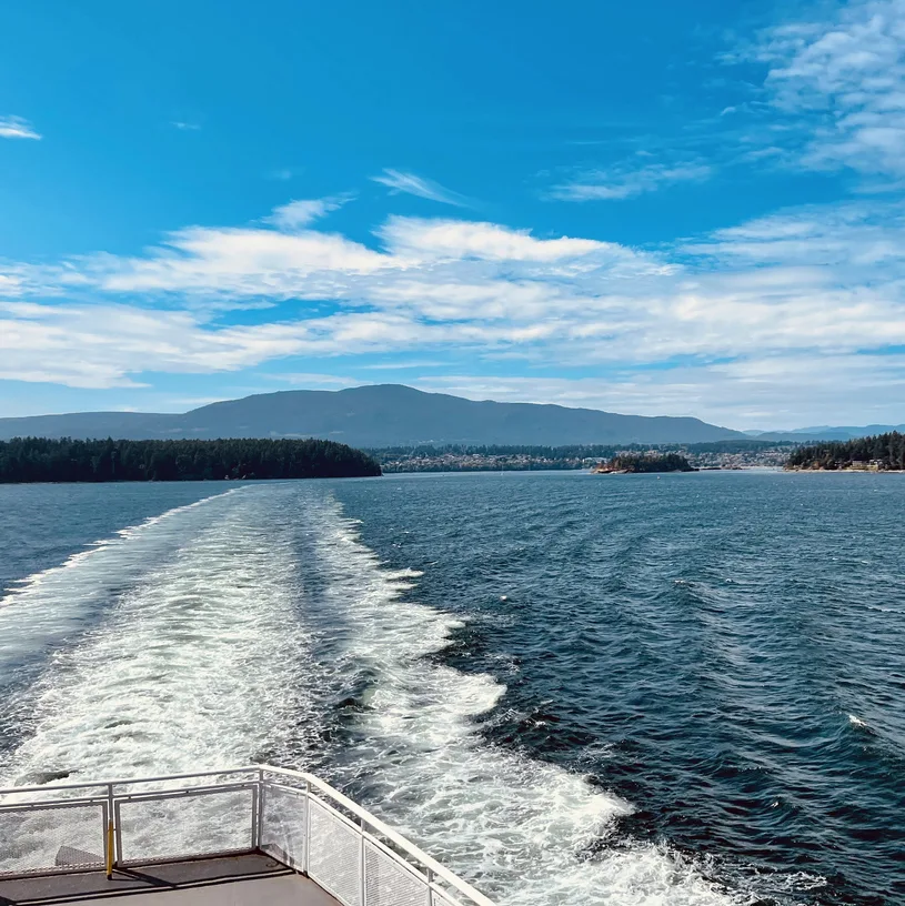 view from ferry