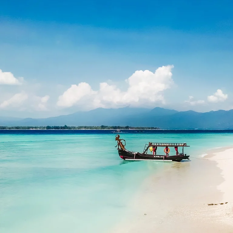 Boat in Gili air