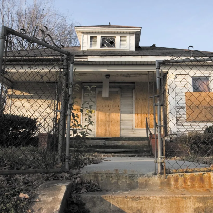 abandoned house