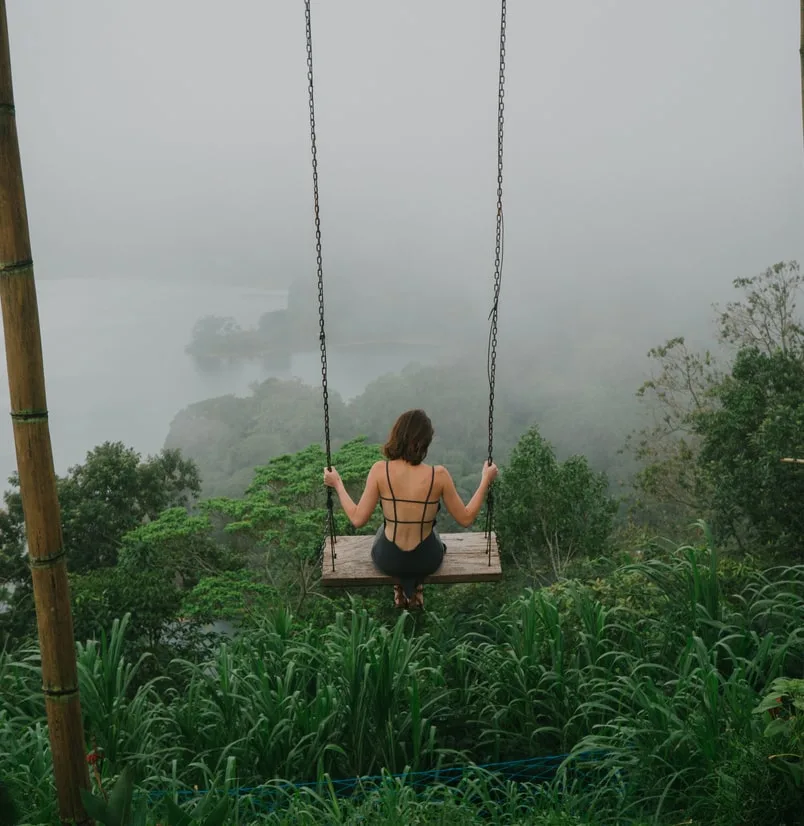 woman swing bali