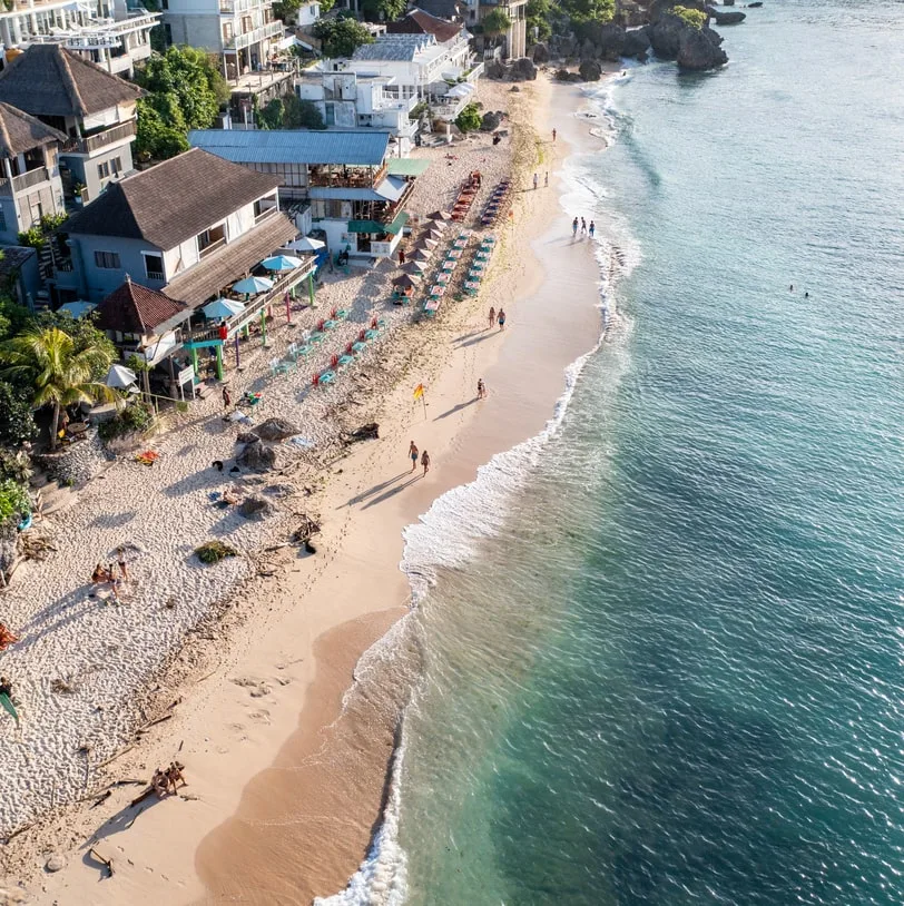 bali plane view