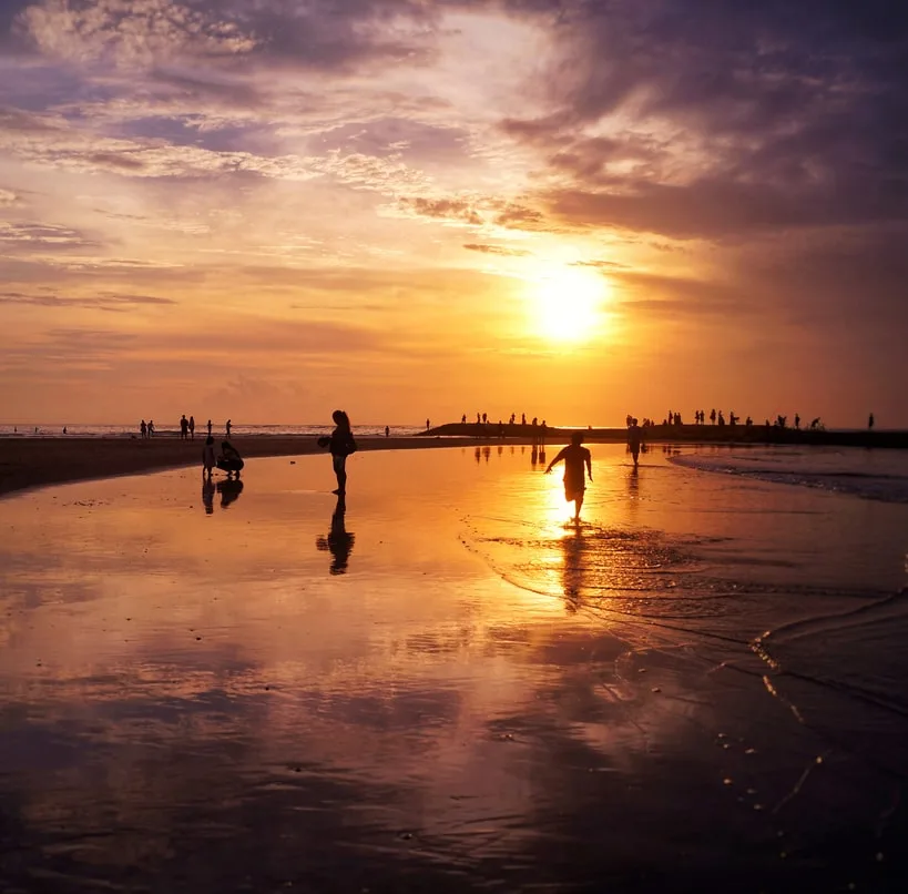 bali sunset beach