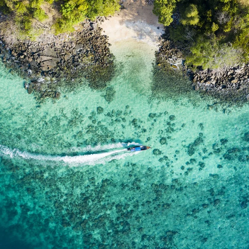 bali sea rocks