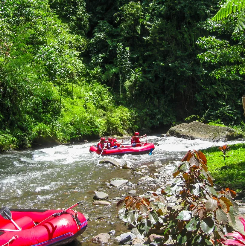 canyon rafting bali