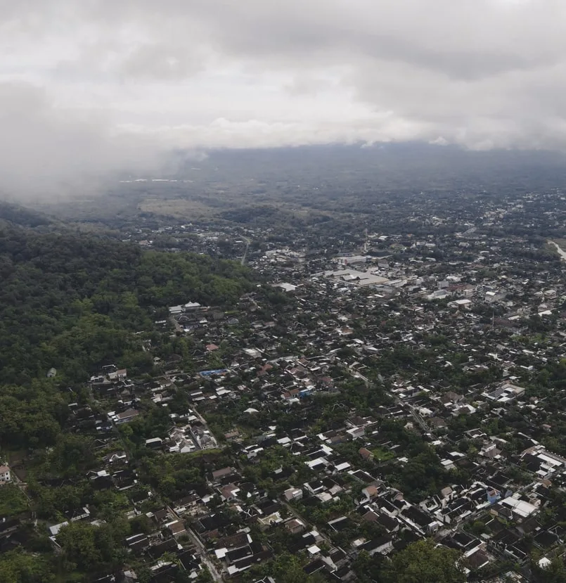 indonesia aerial view