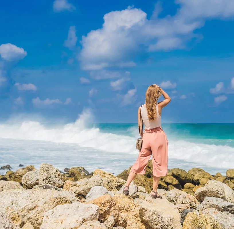 woman beach kuta