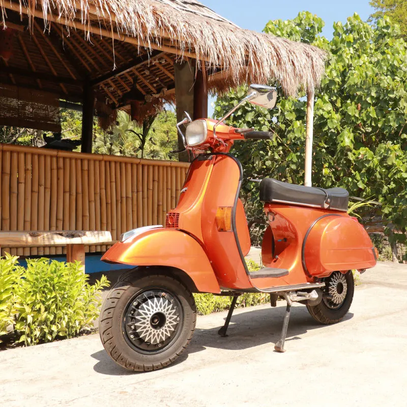 orange vespa 2022