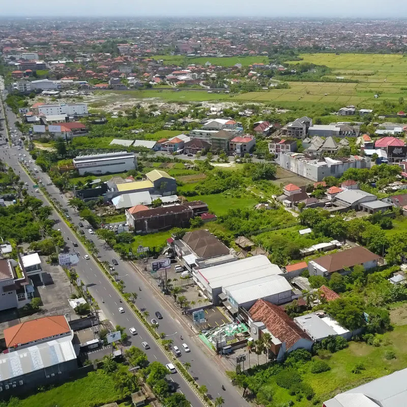 Ariel-View-Of-Kuta-Residential-Area-In-Bali