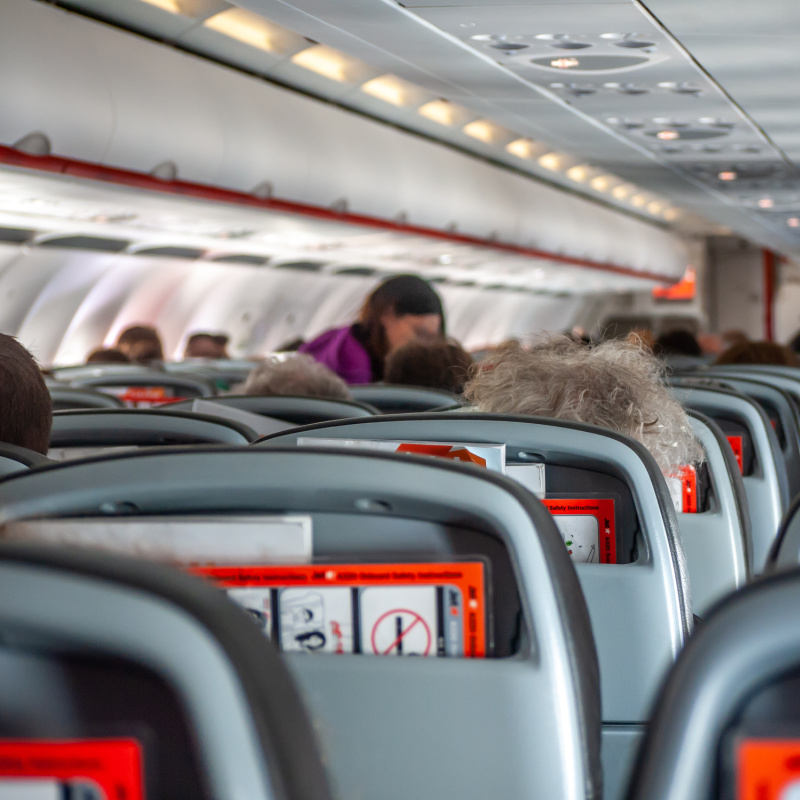 Back-Of-Seats-Of-JetStarAirplan-Taking-Tourists-Home