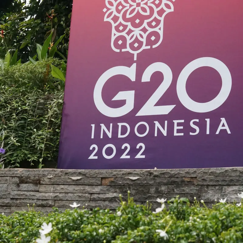 Billboard Poster For The G20 Summit In Bali Indonesia 2022