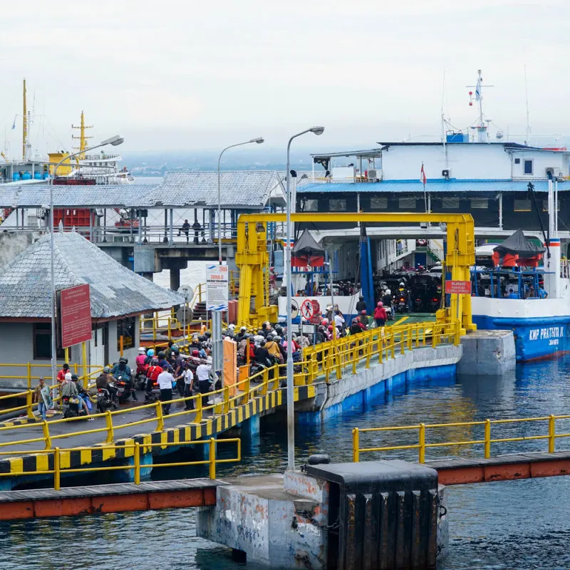 ferry in bali