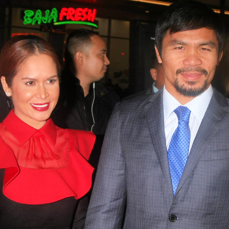 Paparazzi Photo Of manny pacquiao and His Wife