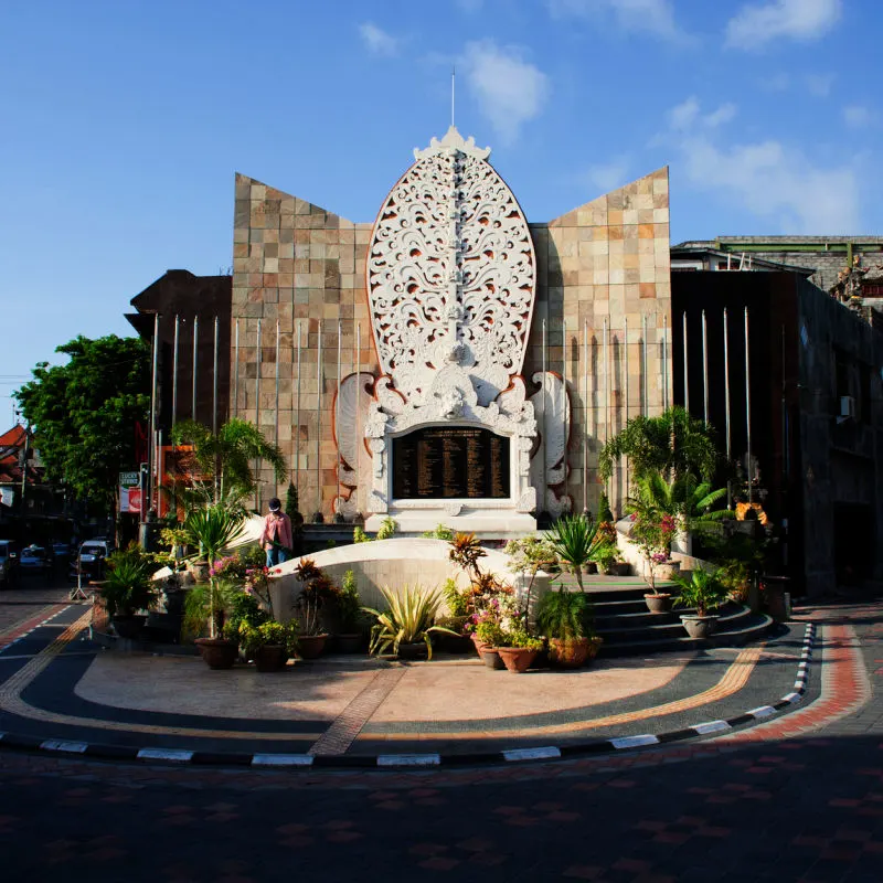 Bali-Bombing-Memorial-In-Legian-Cast-By-Shadow-Afternoon-Light